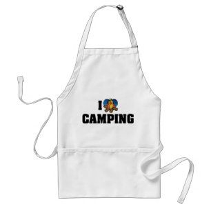 I Love Camping Standard Apron