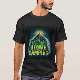 I Love Camping T-Shirt – Outdoor Tee for Campers