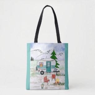 I Love Camping Tote Bag