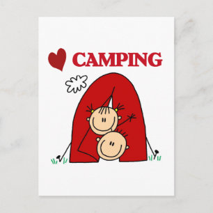 I Love Camping Tshirts and Gifts Postcard