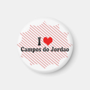 I Love Campos do Jordao, Brazil Magnet