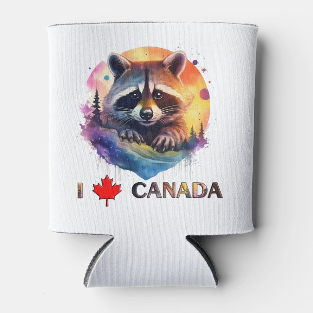 I love Canada Can Cooler (Front)