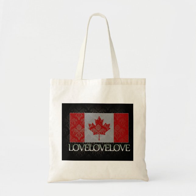 I love Canada Cool Tote Bag (Front)