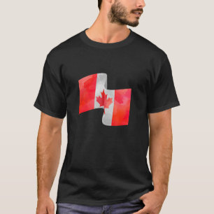 I Love Canada Flag Canada Day Canadian Eh Maple Le T-Shirt