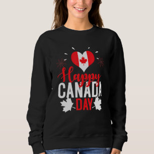 I Love Canada Happy Canada Day 5 Sweatshirt