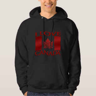 I Love Canada Hoodie Souvenir Canada Sweatshirt