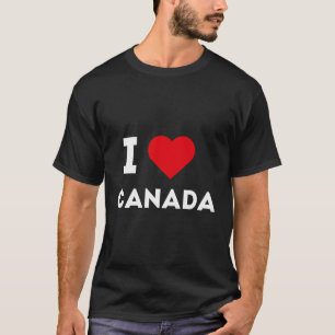 I Love Canada I Heart Canada Canadian Pride Funny T-Shirt