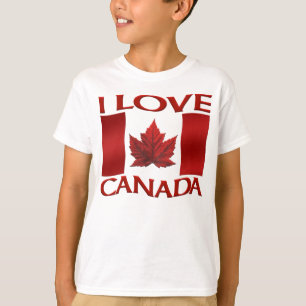 I Love Canada Jersey Canada Souvenir Sports Shirt