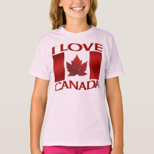 I Love Canada Jersey Canada Souvenir Sports Shirt