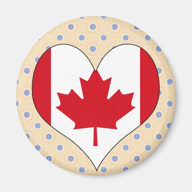 I Love Canada Magnet (Front)