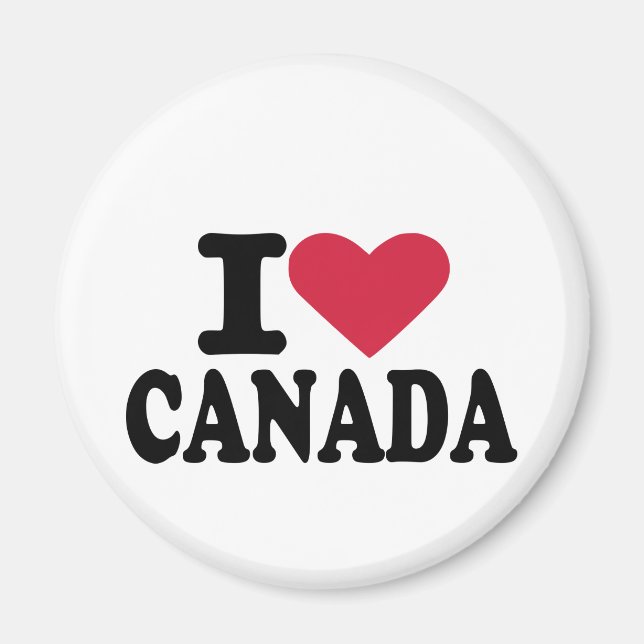 I love Canada Magnet (Front)