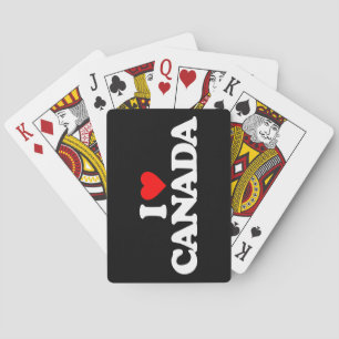 I LOVE CANADA PLAYING CARDS