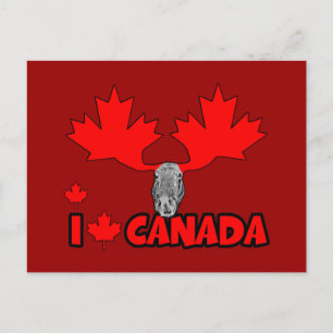I love Canada Postcard