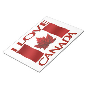I Love Canada Souvenir Notepad Canada Gifts