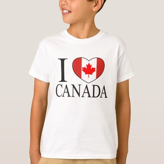 I Love Canada T-Shirt (Front)