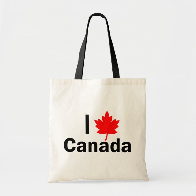 I love Canada Tote Bag (Front)
