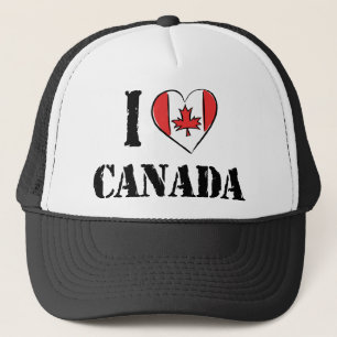 I Love Canada Trucker Hat