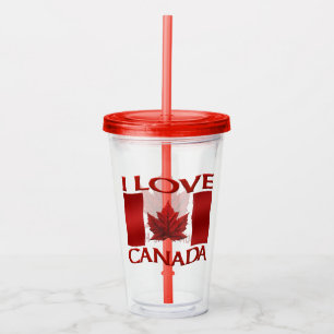I Love Canada Tumbler Personalised Canada Gifts