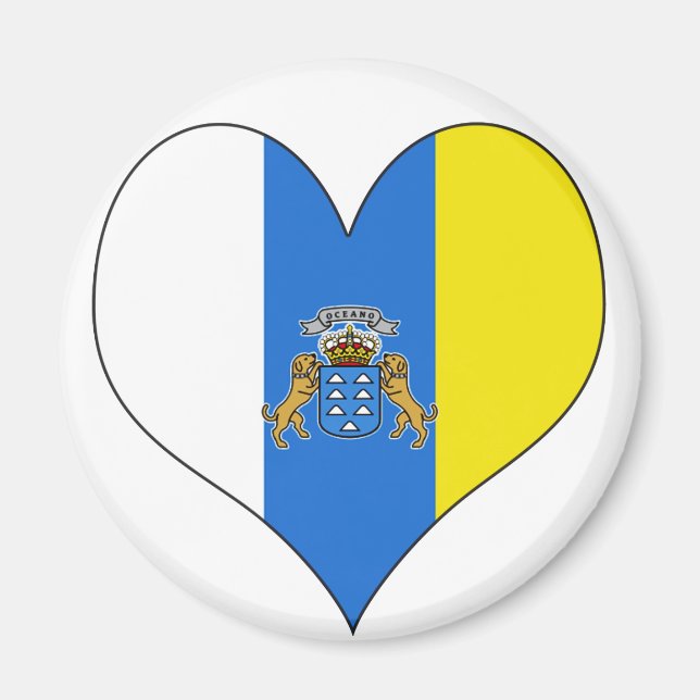 I Love Canary Islands Magnet (Front)