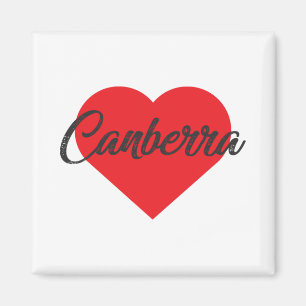 I Love Canberra - Australia Magnet