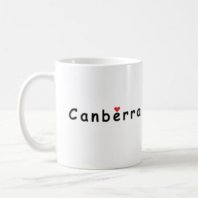 I love Canberra Coffee Mug (Left)