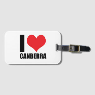 I love Canberra Luggage Tag
