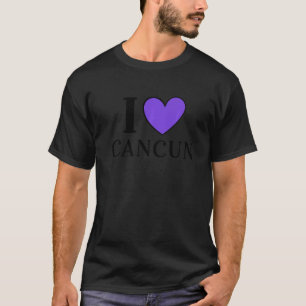 I Love Cancun Mexico Vacation 2 T-Shirt