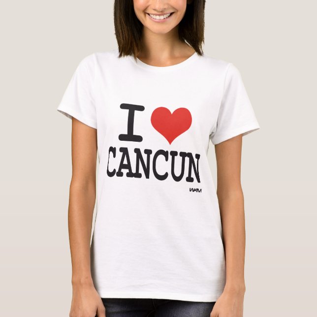 I love Cancun T-Shirt (Front)
