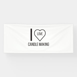 I LOVE CANDLING MAKING BANNER