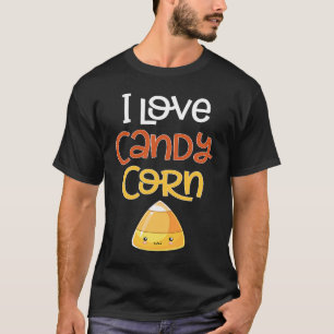 I Love Candy Corn Halloween T-Shirt