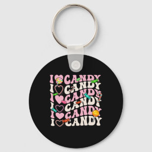 I Love Candy Halloween Party Cute Trick Or Treat C Key Ring