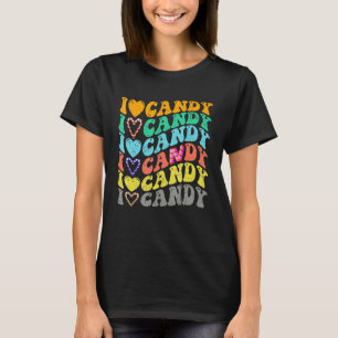 I love Candy Halloween Party Cute Trick or Treat T-Shirt