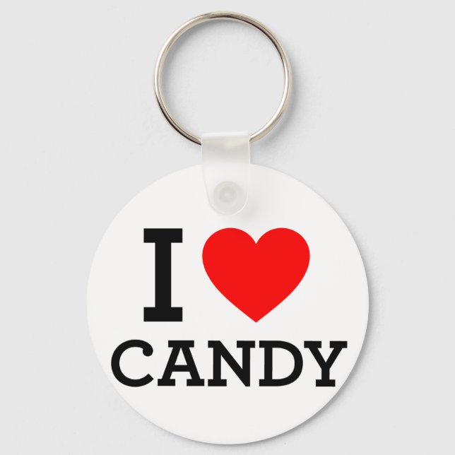 I Love Candy. Key Ring (Front)