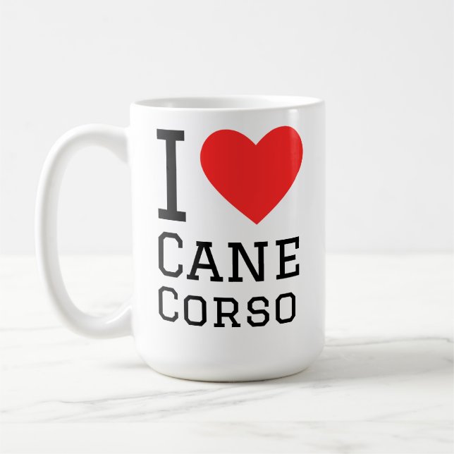 I love cane corso coffee mug (Left)