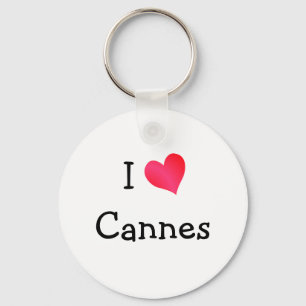 I Love Cannes Key Ring