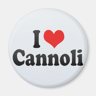 I Love Cannoli Magnet