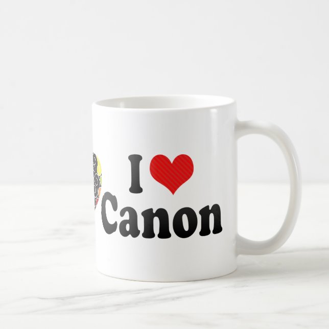 I Love Canon Coffee Mug (Right)