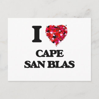 I love Cape San Blas Florida Postcard