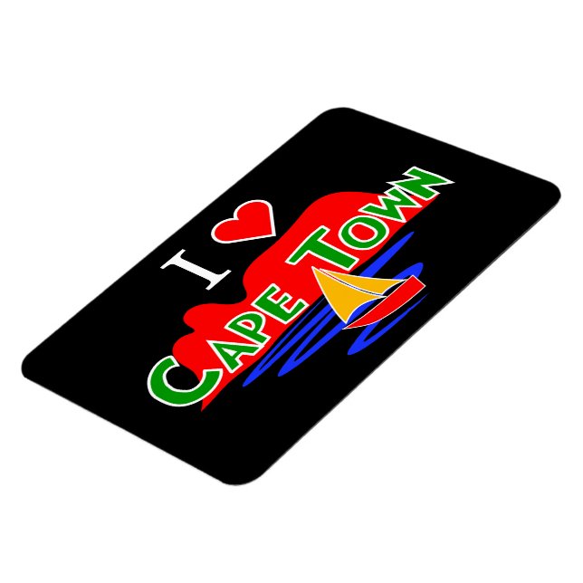 I Love Cape Town Table Mountain Large Flexi Magnet (Left Side)