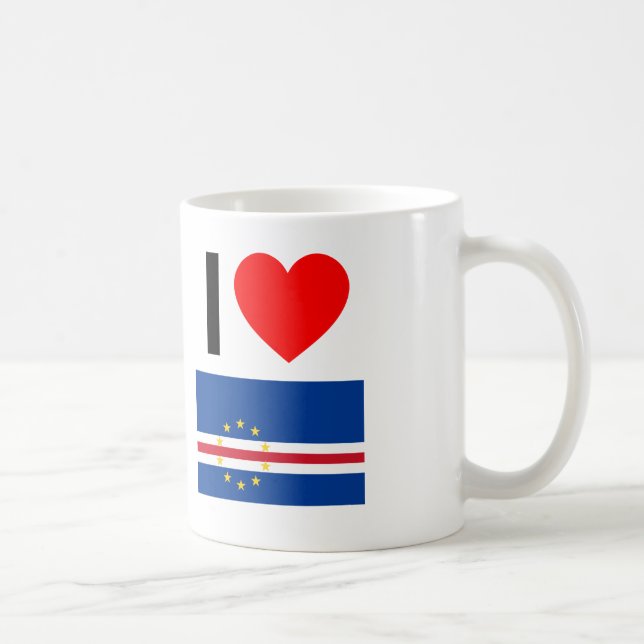 i love cape verde coffee mug (Right)