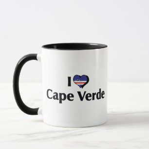 I Love Cape Verde Flag Mug