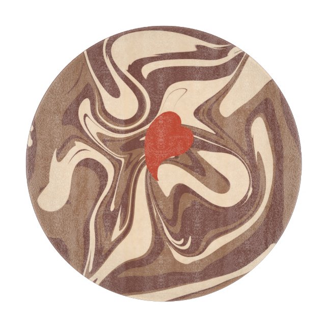 I love cappuccino     cutting board (Front)