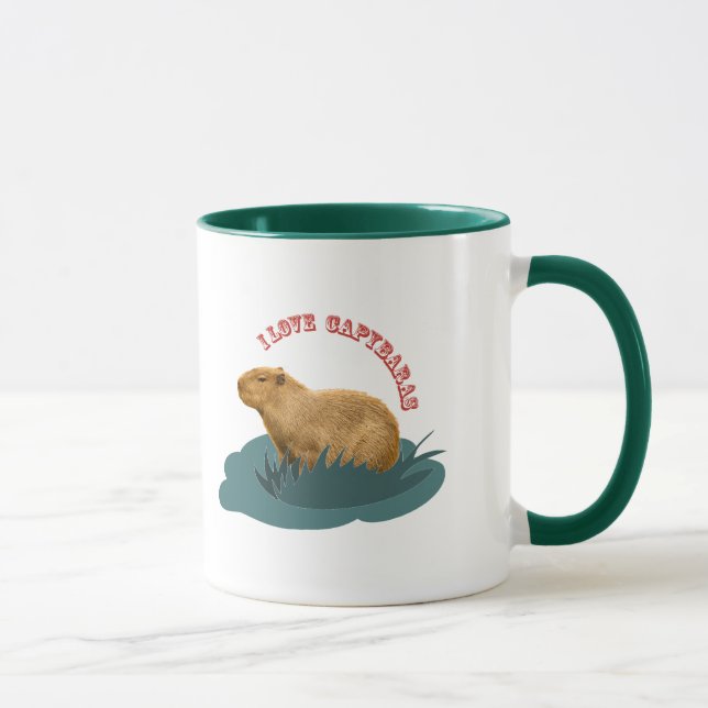 I love capybaras mug (Right)