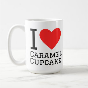 I love caramel cupcake coffee mug