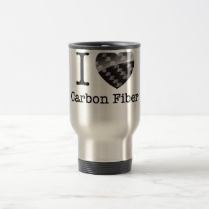 I Love Carbon Fibre Travel Mug