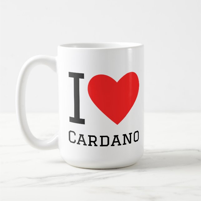 I love Cardano  Coffee Mug (Left)