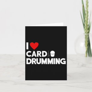 I Love Cardio Drumming Gym Fitness Cl Workout Card
