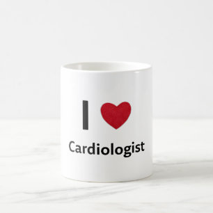 I love cardiologist coffee mug