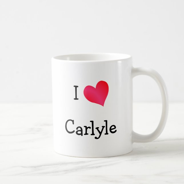 I Love Carlyle Coffee Mug (Right)