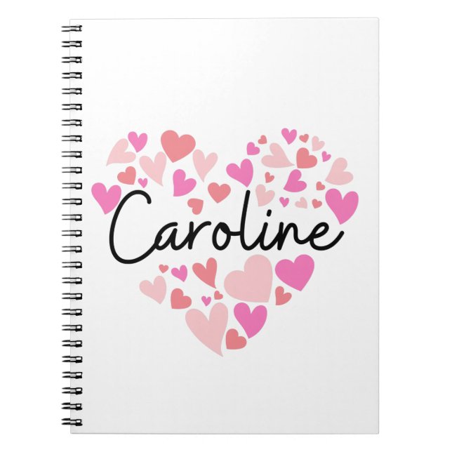 I love Caroline Notebook (Front)